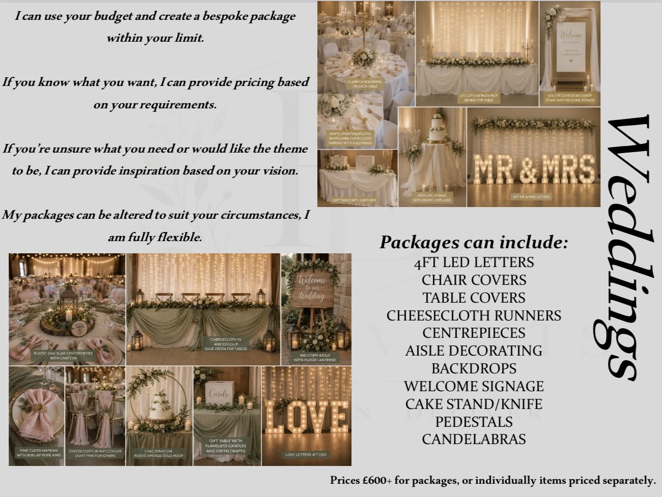Wedding styling with elegant floral and table details for a polished celebration